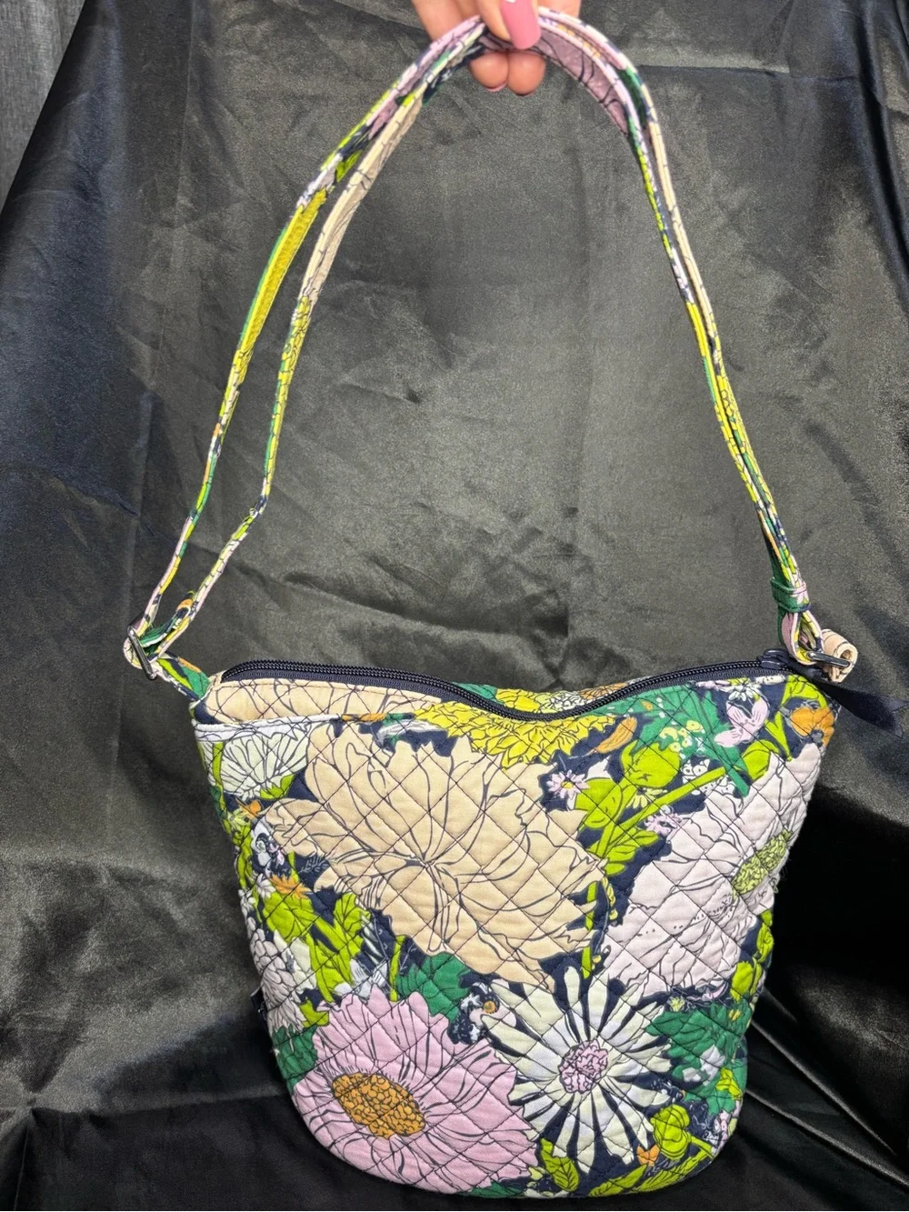 Vera Bradley Slouchy Bucket Shoulder Bag